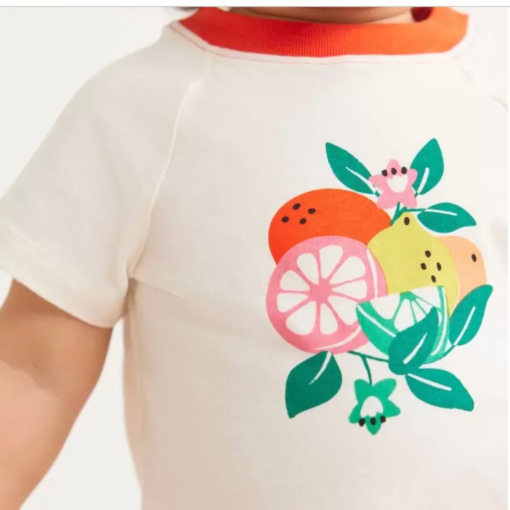 Hanna Andersson Baby Fruit Graphic Tee 18-24 Months - Picture 3 of 7